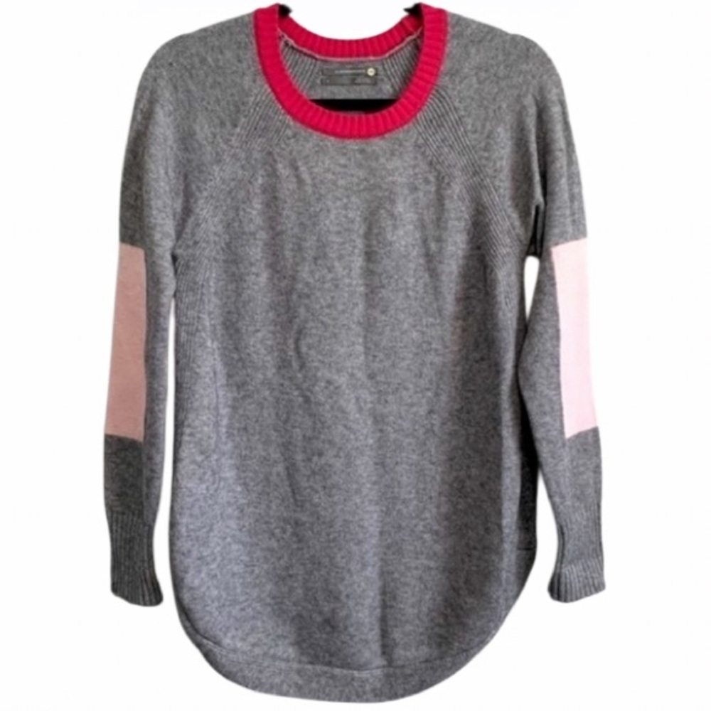 Anthropologie Color Block Knit Sweater